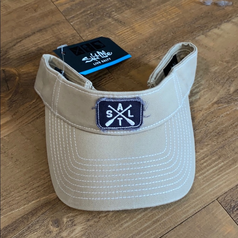 NWT Salt Life Visor Hat Tan